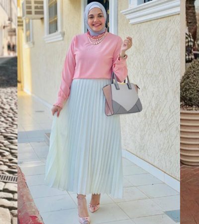 نصائح لتنسيق التنورة في الشتاء للمحجبات