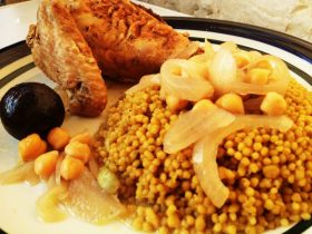 طريقة تحضير المفتول الفلسطيني بالدجاج